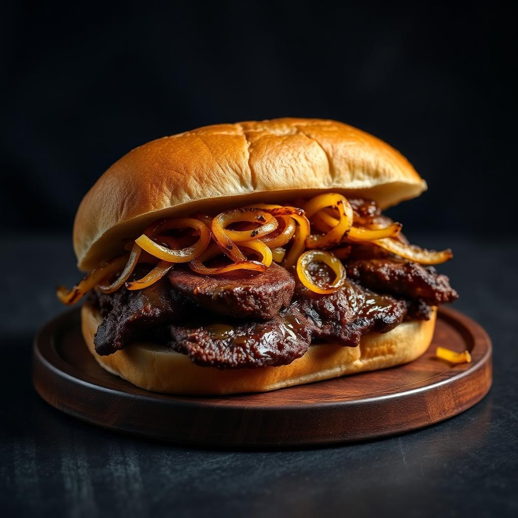 Pan con Bistec